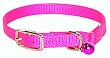 Hamilton 10" x 3/8" Snag-Proof Braided Nylon Safety Cat Collar, Hot Pink