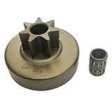 クラッチドラム スプロケット 3/8" 7T スプロケット ニードルベアリング フィットSTIHL 038 038AV MS380 MS381チェーンソー [並行輸入品]