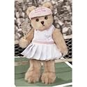 Tennis Courtney Plush Teddy Bear by Bearington