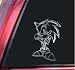 Sonic The Hedgehog Shiny Chrome Vinyl Decal Sticker