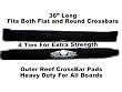 Outer Reef 36" Flat/Round Rack Crossbar Pads ~ Fits Both Round and Flat Crossbars