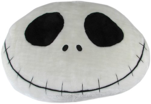 Childrens Toyshop  Toys : Nightmare Before Christmas - Jack Head Plush Cushion
