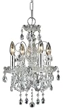 Crystorama Lighting 3224-CH-CL-S 4 Light Imperial Mini