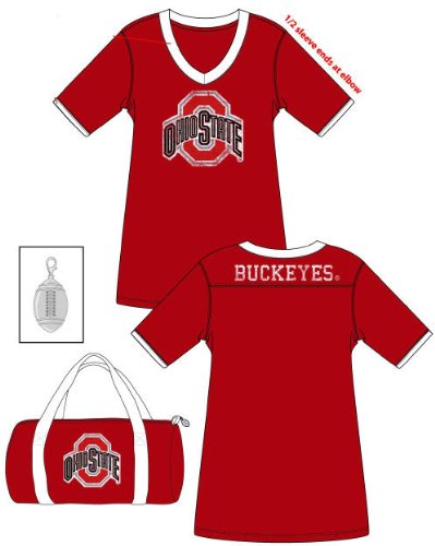 Ohio State Buckeyes OSU NCAA Ladies Football Jersey Small / Medium