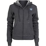 FULL TILT Nautical Star Womens Hoodie - Charcoal