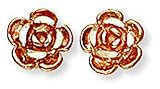 Landstroms Black Hills Gold Rose Earrings with post, for pierced ears - A193P Landstroms Black Hills Gold Rose Earrings with post, for pierced ears - A193P