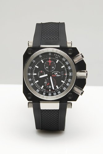 Click here to buy AirCop Quartz Black Chronograph Watch.
