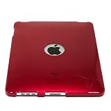 Cherry Gel Silicone Case & Screen Protector for New Apple iPad Tablet WiFi 16GB 32GB 64GB