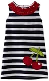 Hartstrings Girls 2-6X Little Pique Cherry Dress