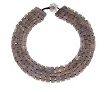 Cube Multistrand Necklace in Grey Agate