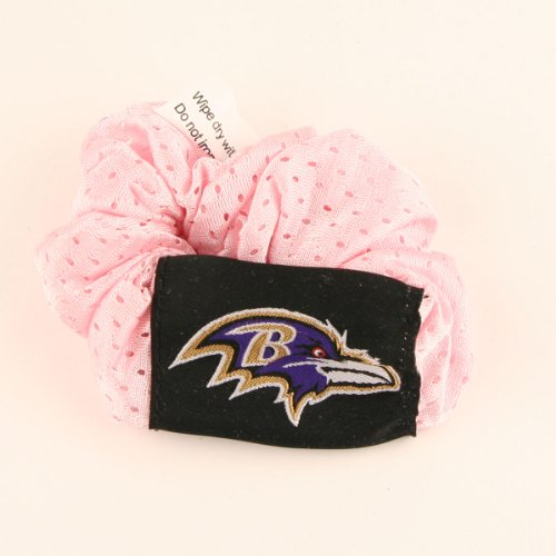 Baltimore Ravens Pink Pony Tail Holder