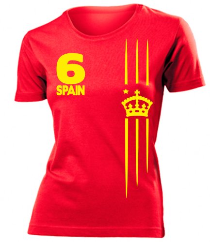 SPANIEN FUSSBALL WM 2014 FANSHIRT 3211(F-R) Gr. XL