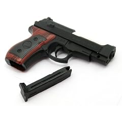 Softair Pistole P203 6mm mit Hop Up kleine Softair Schwarz Braun