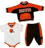 Cleveland Browns Infant 3-Piece Fleece Set