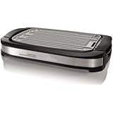 Oster CKSTGR3007-ECO DuraCeramic Reversible Grill and Griddle, Black