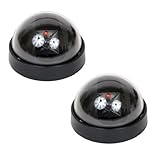 VideoSecu 2 Dummy Faked Imitation Security Camera with Flashing Light LED C ....