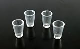 Dolls House Miniature Tableware 4 Glasses Tumblers 234