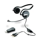 Plantronics - Audio 645USB - Micro-casque analogique st�r�o - Micro pour reconnaissance vocale, contour de nuque + convertisseur USBpar Plantronics