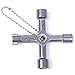 New Cross Train Electrical Cabinet Elevator Key Alloy Triangle Square