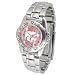 Kansas State Wildcats NCAA Mother of Pearl Sport Ladies Watch (Metal Band)