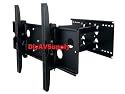 SHIPS FREE! Fits Sony Bravia and Sanyo LCD Plasma Tv's Sturdy Tilt Swivel Dual Aritculating Arm 32-37-40-42-46-50-55-60" Sturdy 165lb Capacity