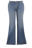 Avenue Plus Size Classic Flare Leg Jean