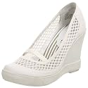MIA Women's Uptown Wedge Pump,White,10 M US