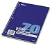 Mead 05512 Spiral Bound Notebook, College Rule, 8 x 10-1/2, White, 70 Sheets/Pad, Carton of 24 Image