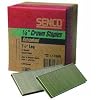 Senco L17BAB 18 Gauge by 1/4-inch Crown by 1-1/2-inch Length Electro Galvanized Staples (5,000 per box)
