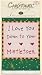 Fiddler's Elbow - MISTLETOES CARDTOWEL