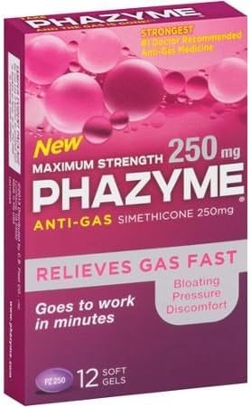 Fleet Phazyme Anti-Gas 12 Sg, Pack of 12