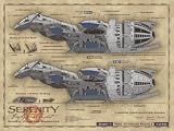 (12x16) Serenity Movie Firefly Blueprints Reference Pack Spiral Bound Book