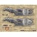 (12x16) Serenity Movie Firefly Blueprints Reference Pack Spiral Bound Book