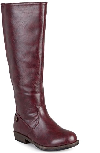 Journee Collection Womens Stretch Knee-High Riding Boot