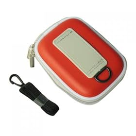 8027 Universal Hard Case for Slim Digital Camera (Red)