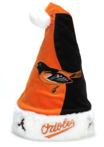 Baltimore Orioles Colorblock Santa Hat