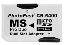PhotoFast CR-5400 MicroSD(HC) To MS Pro Duo Dual Slot Adapter
