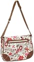 Oilily Summer Birds Flap Shoulderbag OCB9103, Damen Henkeltasche, 35x12x27