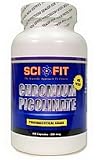 Scifit Chromium Picolinate Capsules, 200 mcg, 200-Count Bottle (Pack of 2)