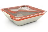 Orange & White Box Appétit Lunch box