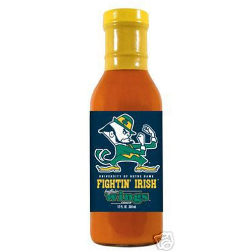 Notre Dame Fighting Irish NCAA Buffalo Wings Sauce - 12oz by Hot Sauce Harry