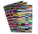 Paperchase 3 Elasticated Folders. Blocks Design