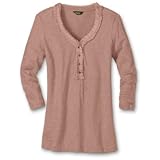 Habotai Silk-Trimmed Henley
