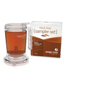Gourmet Black Tea Set - Teapot and Four Samples
