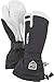 Hestra Army Leather Heli Ski Glove - Classic 3-Finger Snow Glove for Skiing and Mountaineering - Black - 8