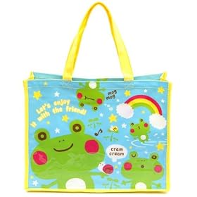 s�sse Frosch Plastik-Tasche Regenbogen Schnecken