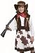 Forum Kids Cowgirl Annie Oakley Western Halloween Costume S [Toy]