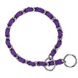 Guardian Gear 26-Inch Steel Dog Choke Chain with Nylon Webbing, Ultra Violet