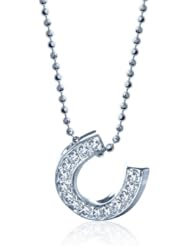 Alex Woo "Little Luck" Gold Horseshoe Pendant Necklace