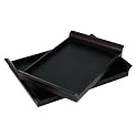 Maderia Tray Set of 2- Dark Brown